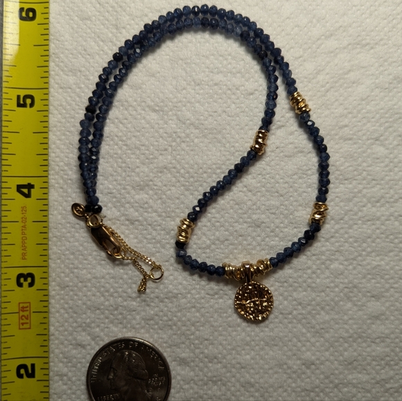 Jewelry Archives - Sezane Sita Necklace Blue / Gold - Picture 7 of 8